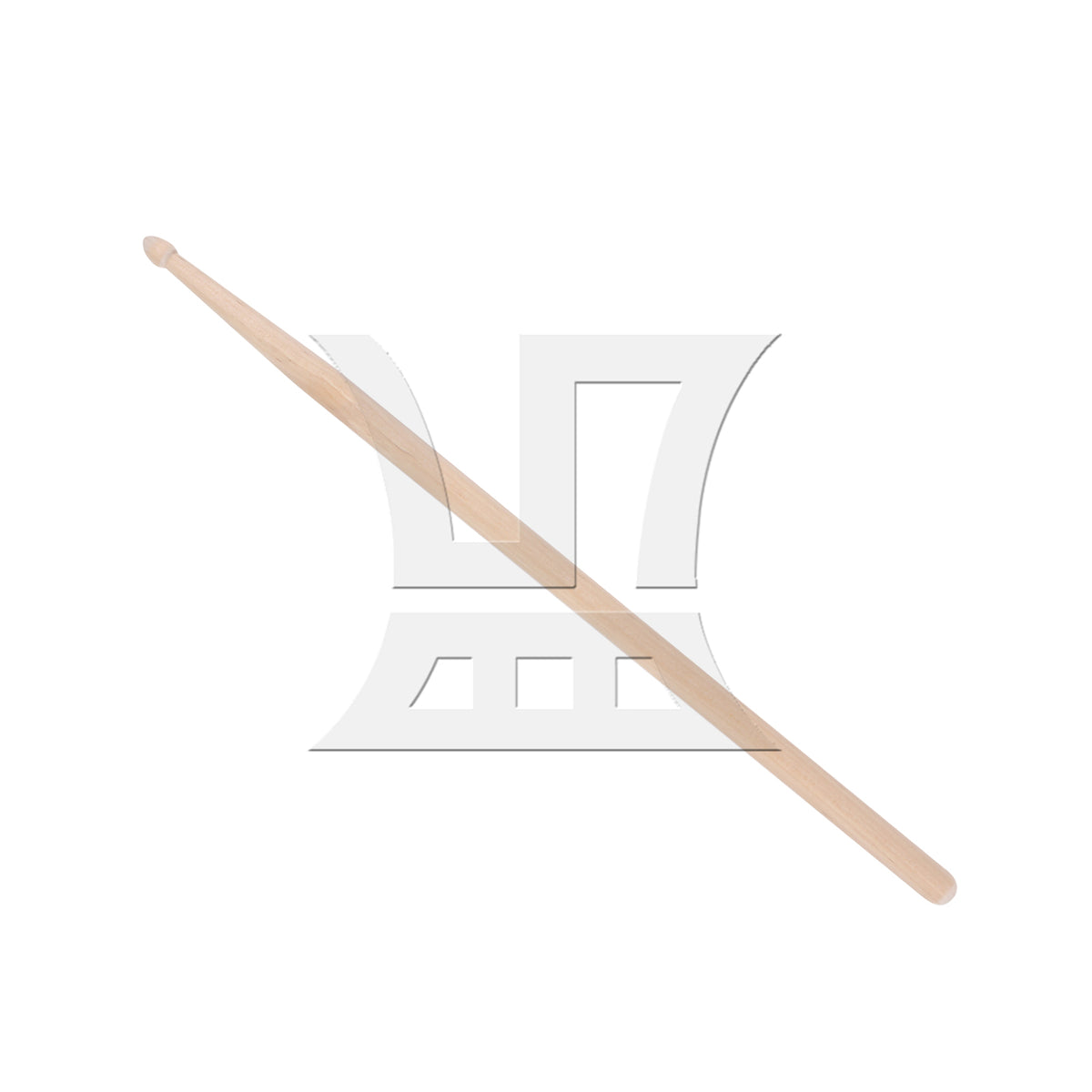 BQLZR 1pc Unpainted Wooden Drum Stick for Adult Practice Drumstick 40.6x1.5cm 7A