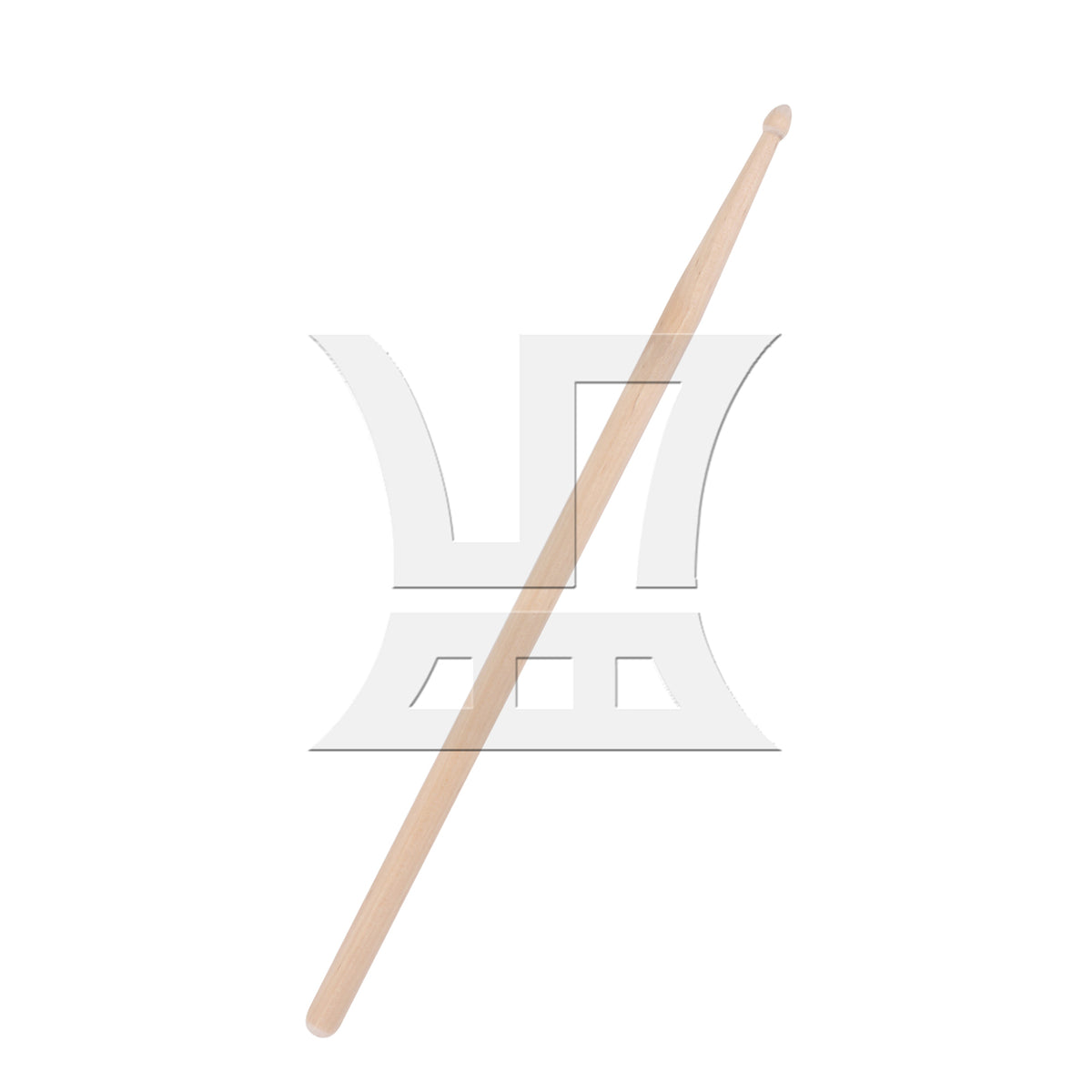 BQLZR 1pc Unpainted Wooden Drum Stick for Adult Practice Drumstick 40.6x1.5cm 7A
