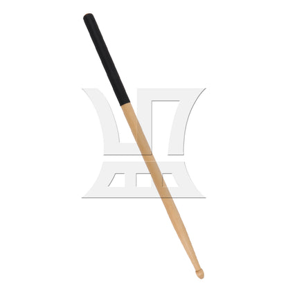BQLZR 1pc 16 Inch Classic Wood Drum Sticks Non-Slip Grip for Adult Practice Accessories Black 5A