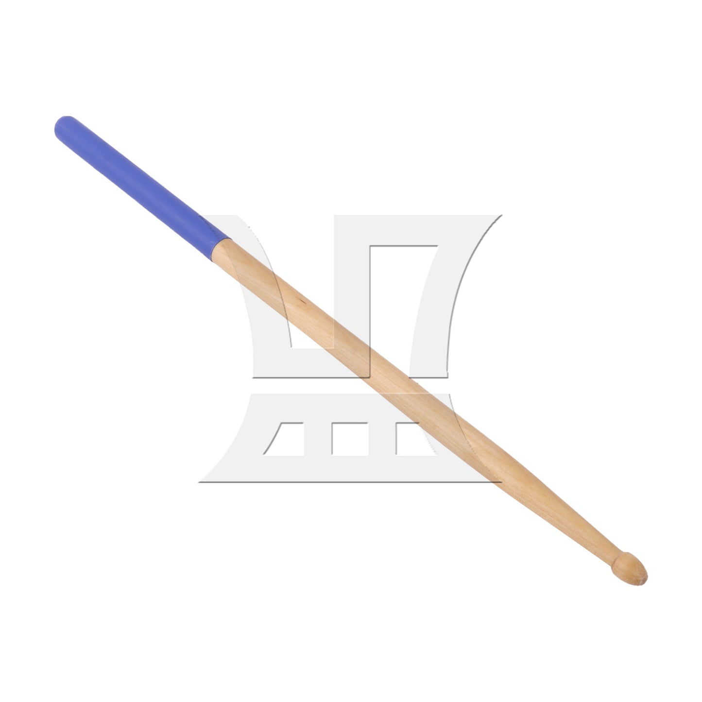 BQLZR 1pc 16 Inch Classic Wood Drum Sticks Non-Slip Grip for Adult Practice Accessories Blue 5A