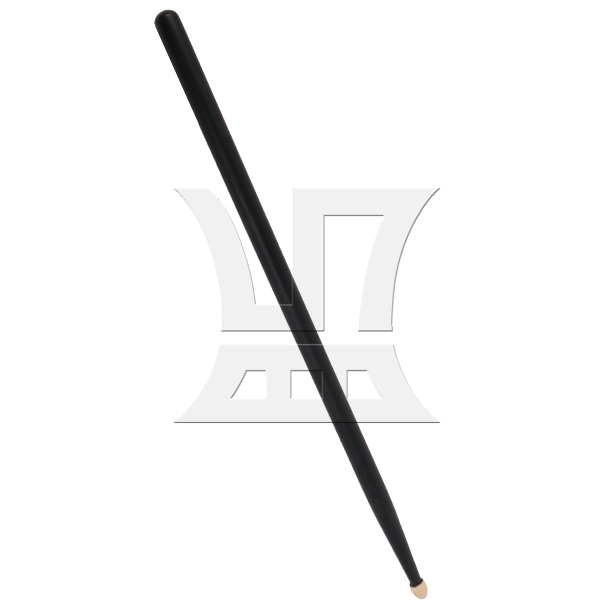 BQLZR 1pc 16 Inch Classic Wood Drum Sticks for Adult Practice Accessories Black 5A