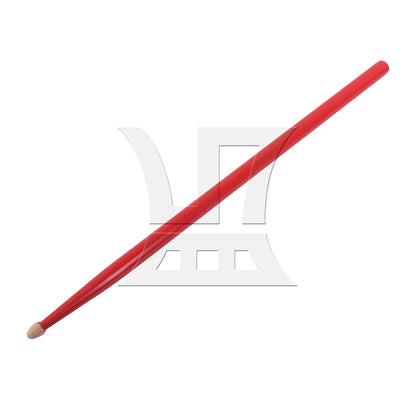 BQLZR 1pc 16 Inch Classic Wood Drum Sticks for Adult Practice Accessories Red 5A
