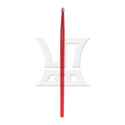 BQLZR 1pc 16 Inch Classic Wood Drum Sticks for Adult Practice Accessories Red 5A