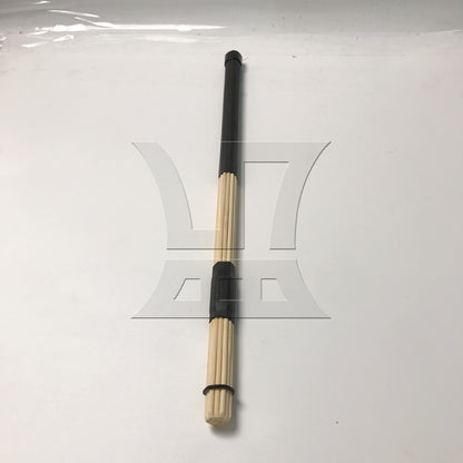 BQLZR 1pc Bamboo Drum Wire Brush Black for Band Playing Drummer Practice