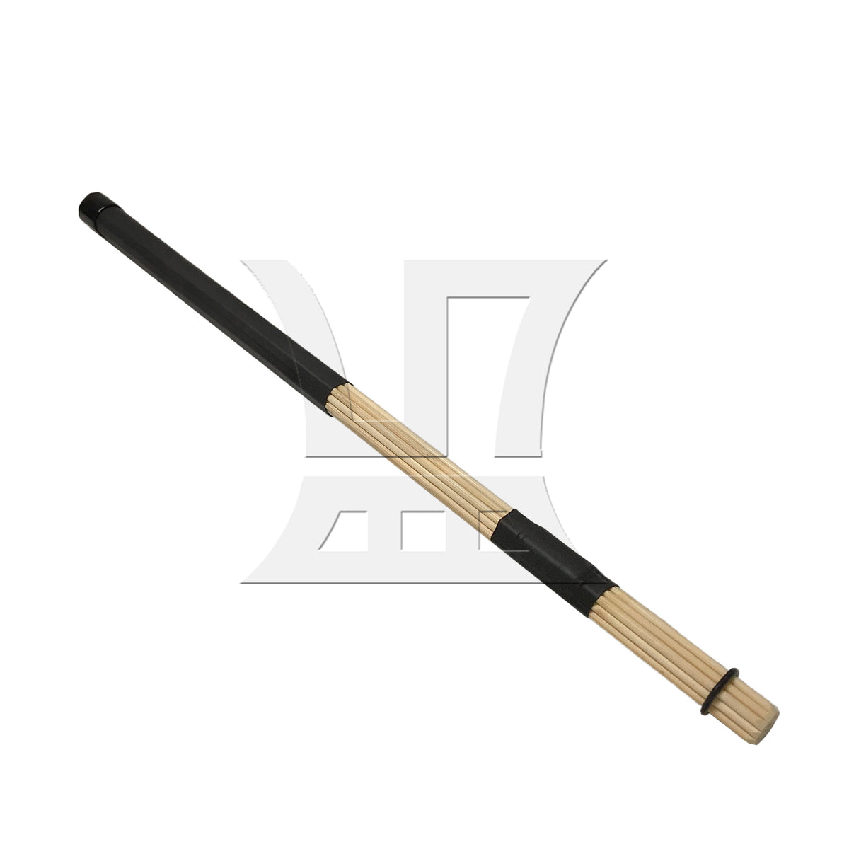 BQLZR 1pc Bamboo Drum Wire Brush Black for Band Playing Drummer Practice