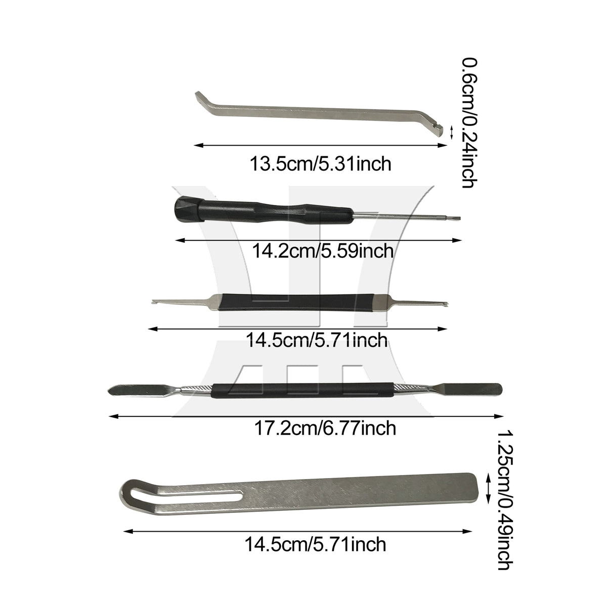 BQLZR 1 Set (5-In-1) Saxophone Repair Tool Kit for Flute Clarinet Repair Tools