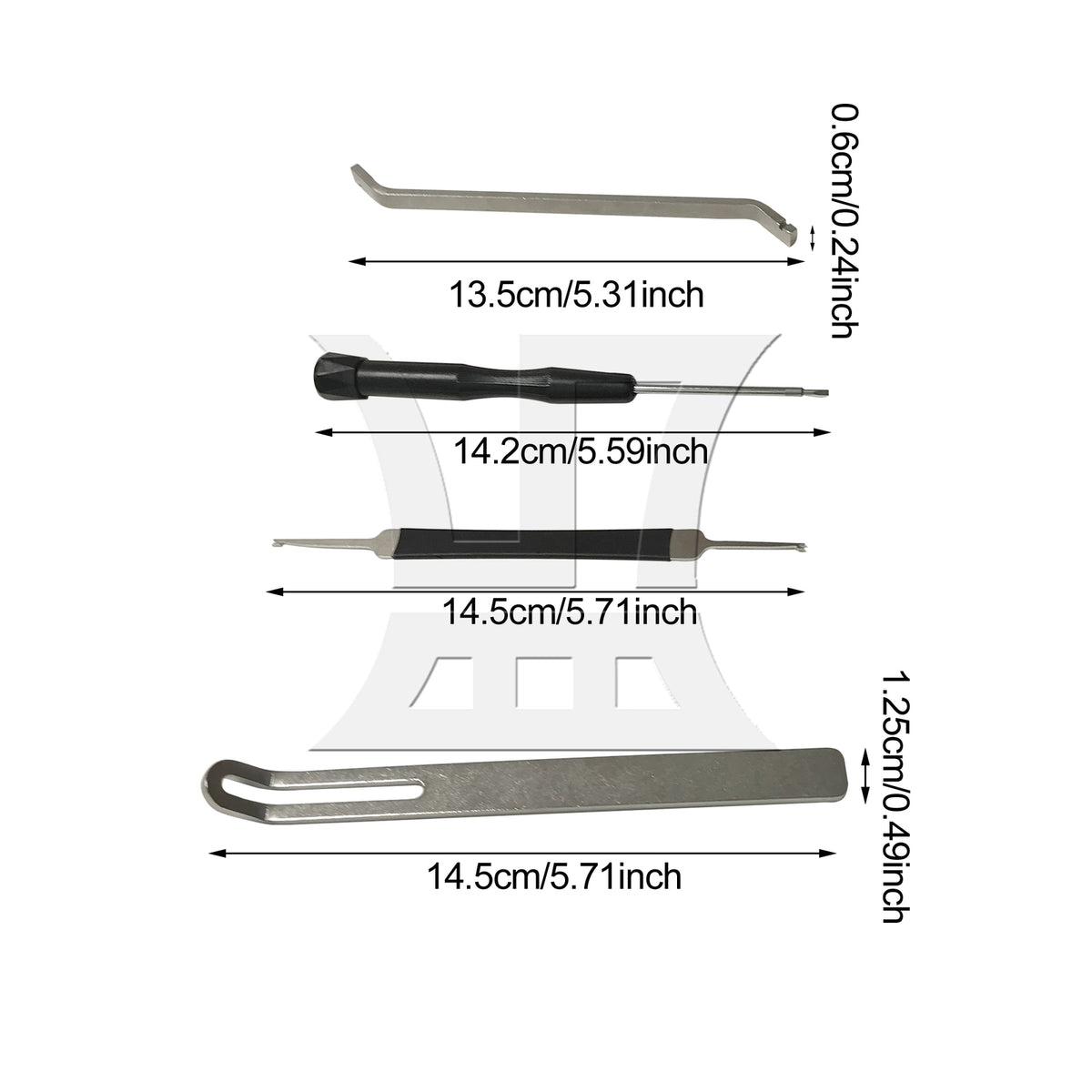 BQLZR 1 Set (4-In-1) Saxophone Repair Tool Kit for Flute Clarinet Repair Tools