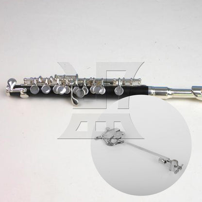 BQLZR 1pc Piccolo Marching Music Sheet Clip Silver Marching Music Stand