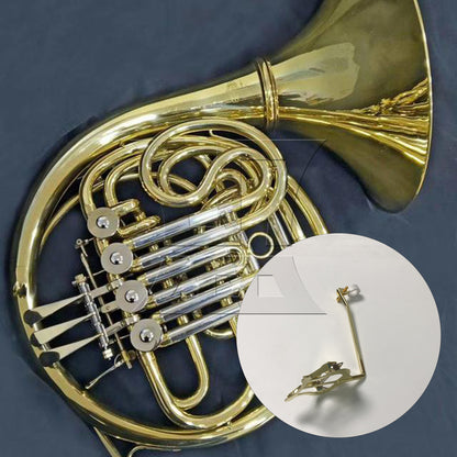BQLZR 1pc Golden French Horn Marching Music Spectrum Clip Marching Music Stand