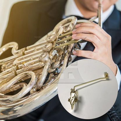 BQLZR 1pc Golden French Horn Marching Music Spectrum Clip Marching Music Stand