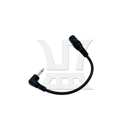 BQLZR 1pc Supply Converter Cable 3.5mm to DC Power 5.5-2.1mm Black for Guitar Effects