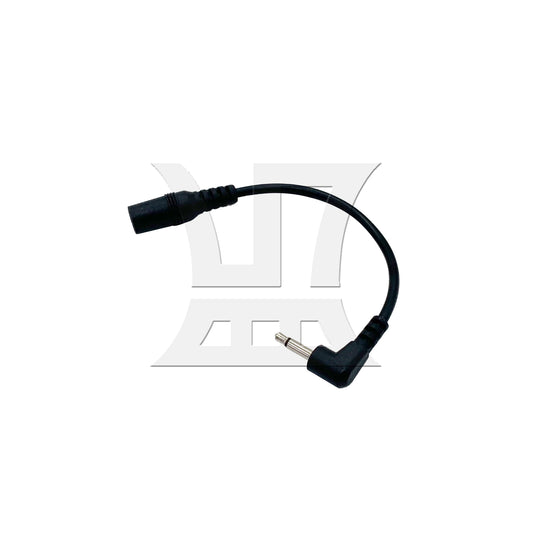 BQLZR 1pc Supply Converter Cable 3.5mm to DC Power 5.5-2.1mm Black for Guitar Effects