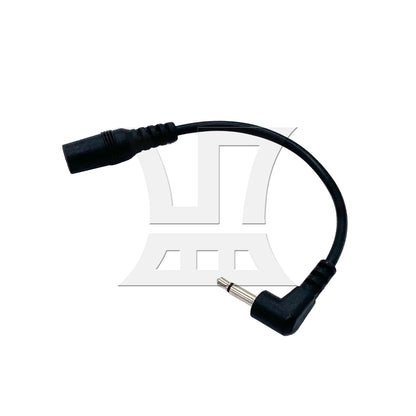 BQLZR 1pc Supply Converter Cable 3.5mm to DC Power 5.5-2.1mm Black for Guitar Effects