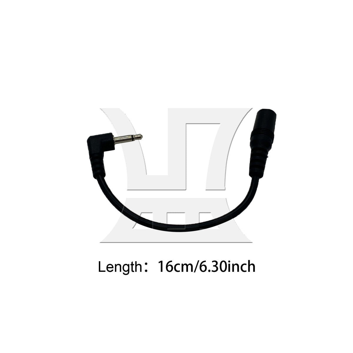 BQLZR 1pc Supply Converter Cable 3.5mm to DC Power 5.5-2.1mm Black for Guitar Effects