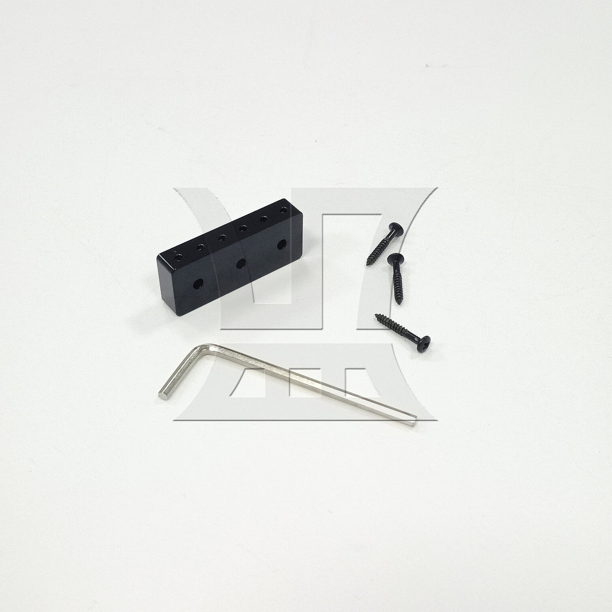 BQLZR 1pc Six String Headless Winding Lock Black High-Quality Material Long Service Life