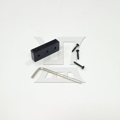BQLZR 1pc Six String Headless Winding Lock Black High-Quality Material Long Service Life