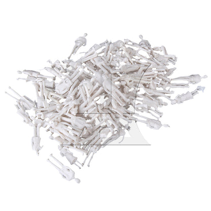 BQLZR 100PCS White Unpainted Architectural 1:75 Scale Model Figures