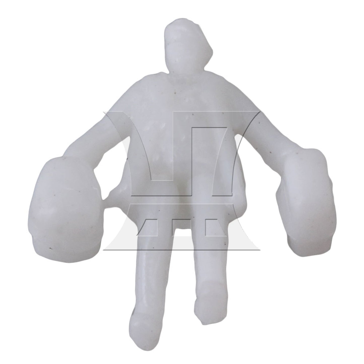 BQLZR White 100PCS Model Train People Figure Passengers 1:200 Scale