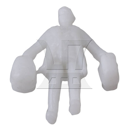 BQLZR White 100PCS Model Train People Figure Passengers 1:200 Scale
