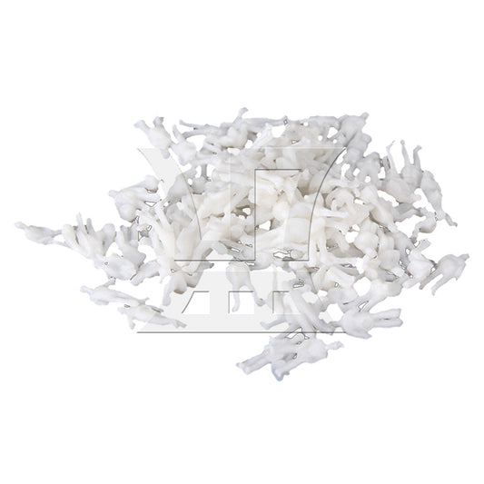 BQLZR White 100PCS Model Train People Figure Passengers 1:200 Scale