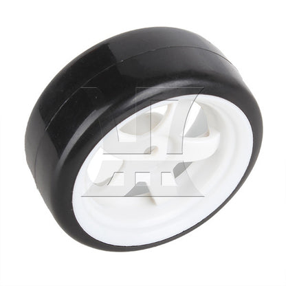 BQLZR 4x RC 1:10 On-Road Car & Drift Car 5 Spoke White Wheel Rim & Tyre Tires