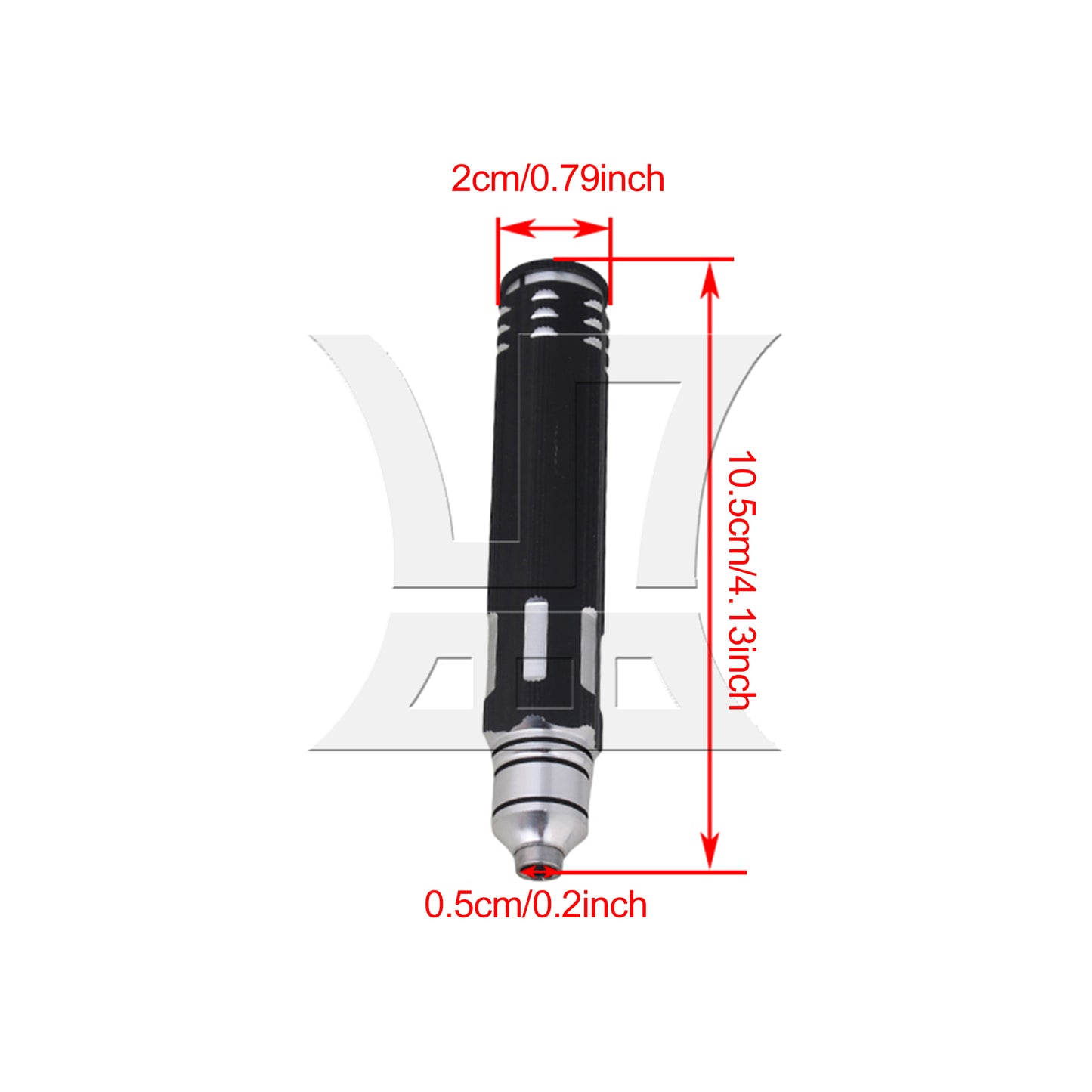 BQLZR 4 x Steel Six Angle Hexagon Screwdriver for RC Car Black 1.5-3.0mm Easy to Use