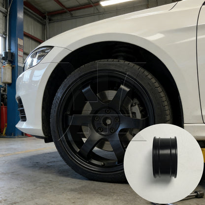 BQLZR  Aluminum Alloy Wheel RC 1:10 On-Road Black Wheel Rims