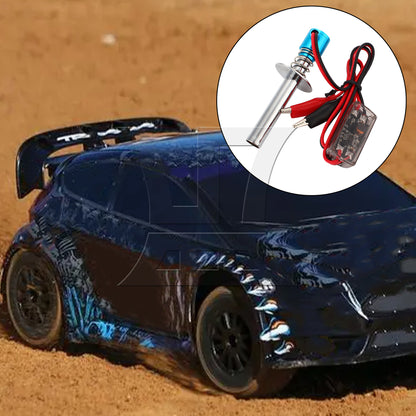 BQLZR Metal Blue Upgraded 6V -24V Electronic Remote Control Oil Ignition for Car