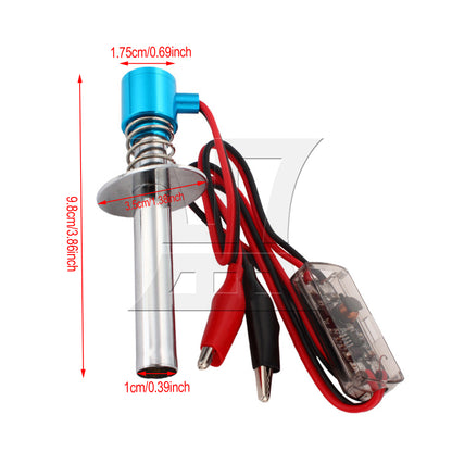 BQLZR Metal Blue Upgraded 6V -24V Electronic Remote Control Oil Ignition for Car