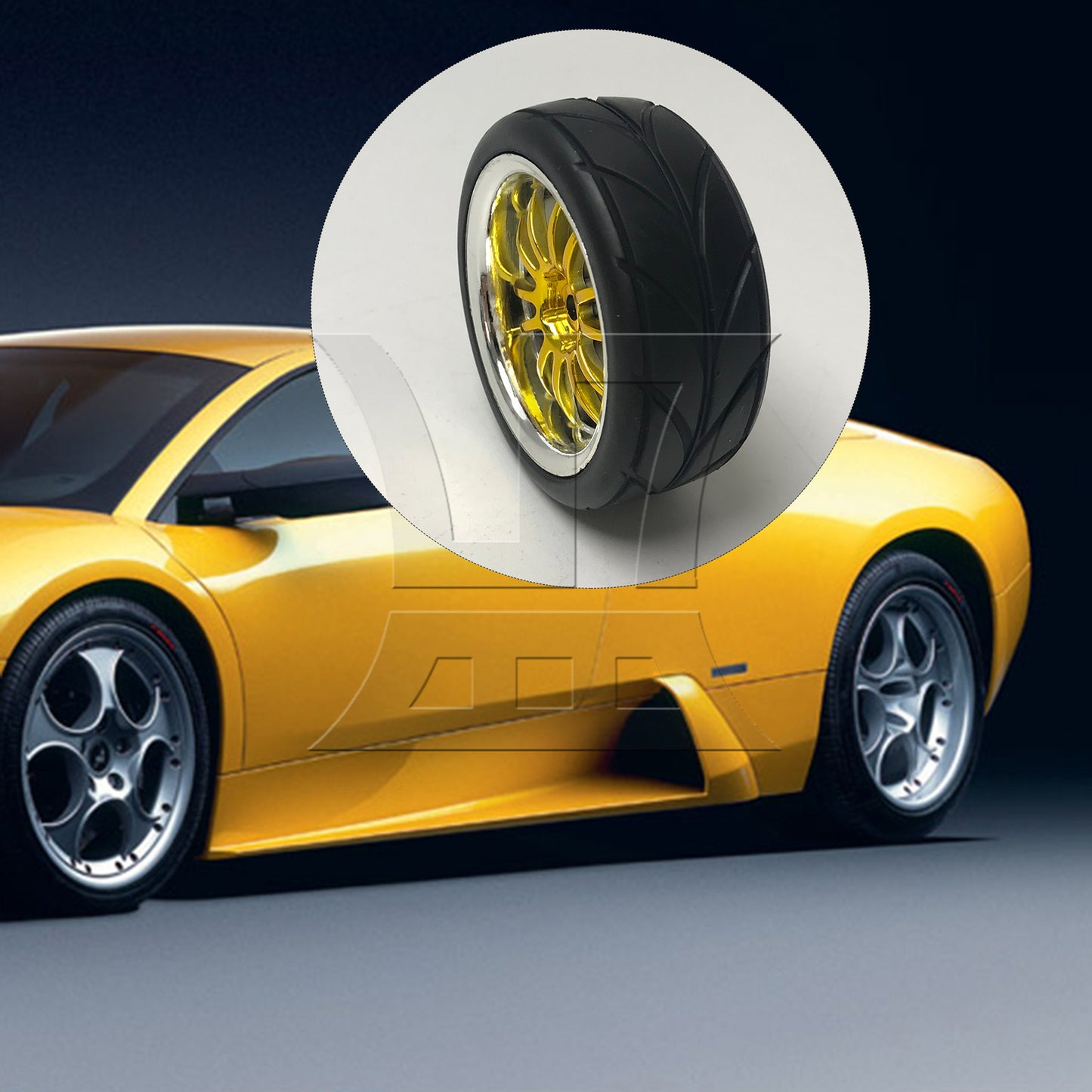 BQLZR Tires For RC1:10 On Road Racing Car 12 mm Wheel Drive Hex