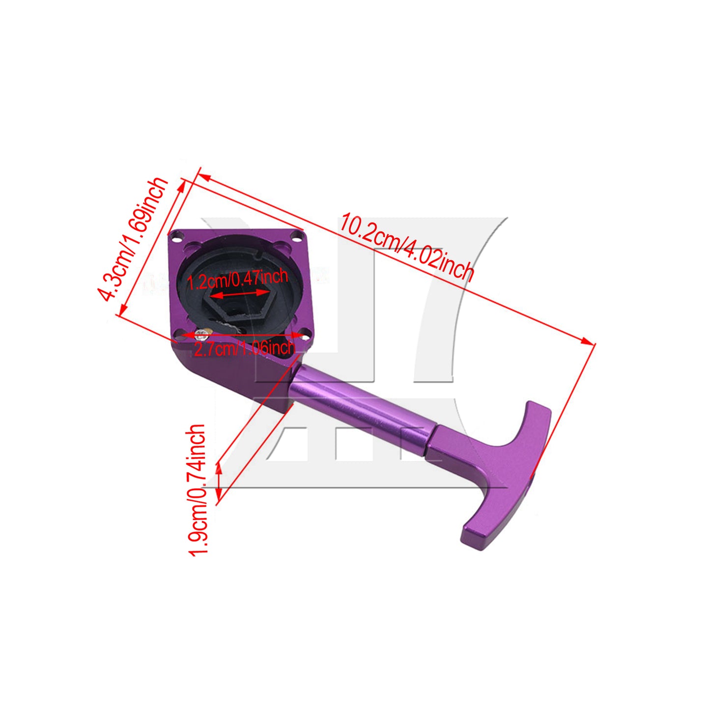 BQLZR Purple Vertex18 Engines Alloy Pull Starter R020 For RC Cars Upgrade