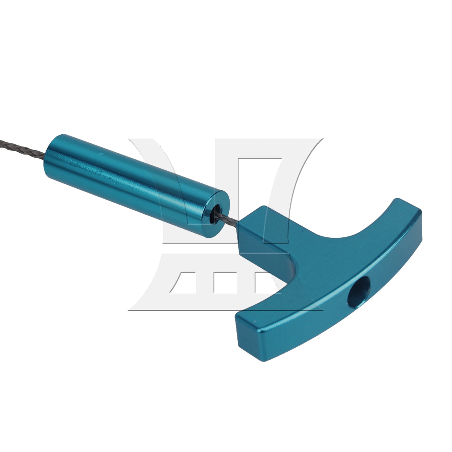 BQLZR R020 Alloy Pull Starter Upgrade Parts for RC Car Vertex 18 Engine Blue
