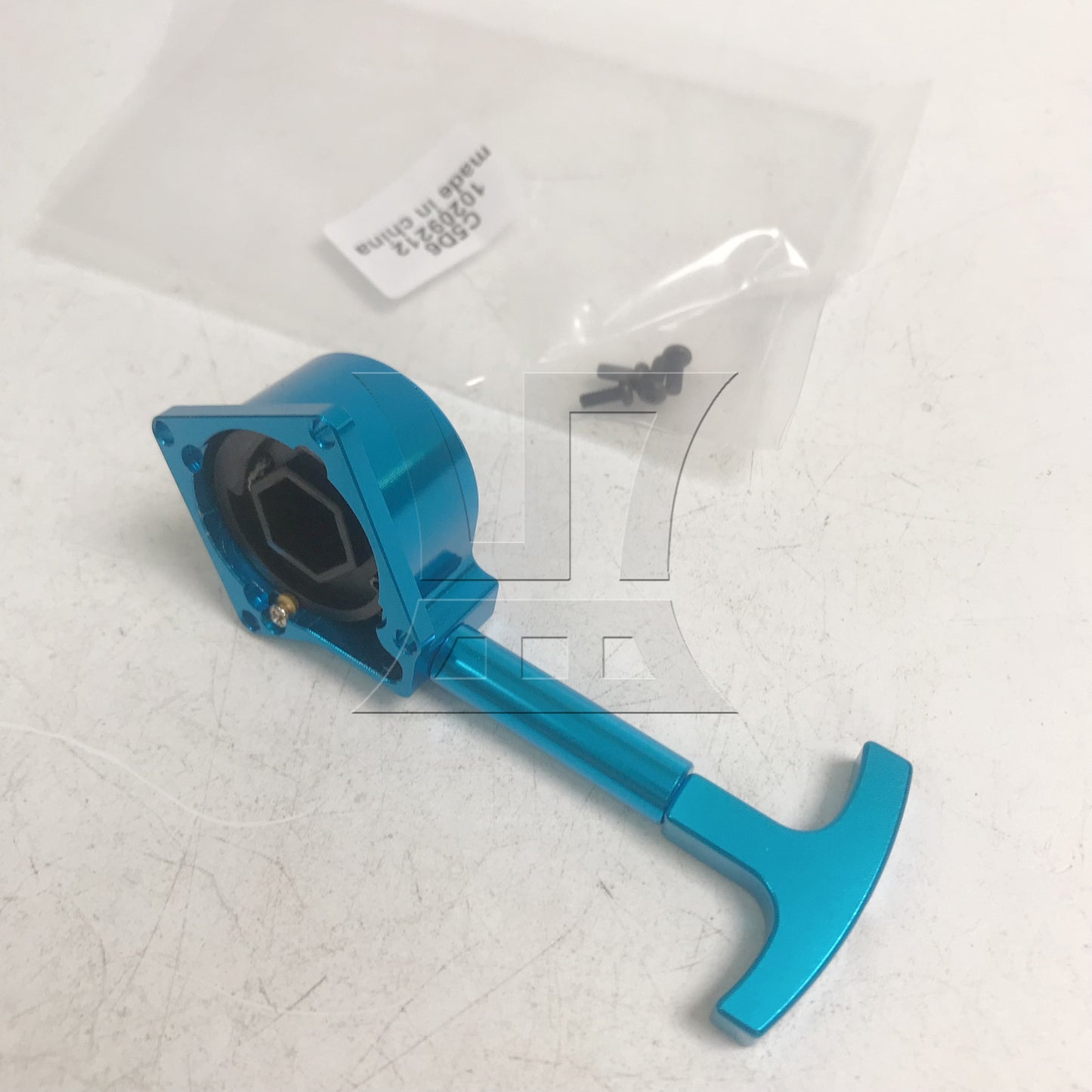 BQLZR R020 Alloy Pull Starter Upgrade Parts for RC Car Vertex 18 Engine Blue