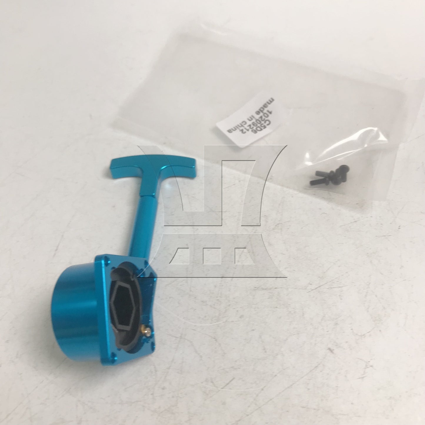 BQLZR R020 Alloy Pull Starter Upgrade Parts for RC Car Vertex 18 Engine Blue