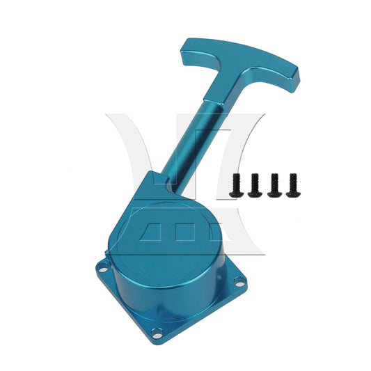 BQLZR R020 Alloy Pull Starter Upgrade Parts for RC Car Vertex 18 Engine Blue