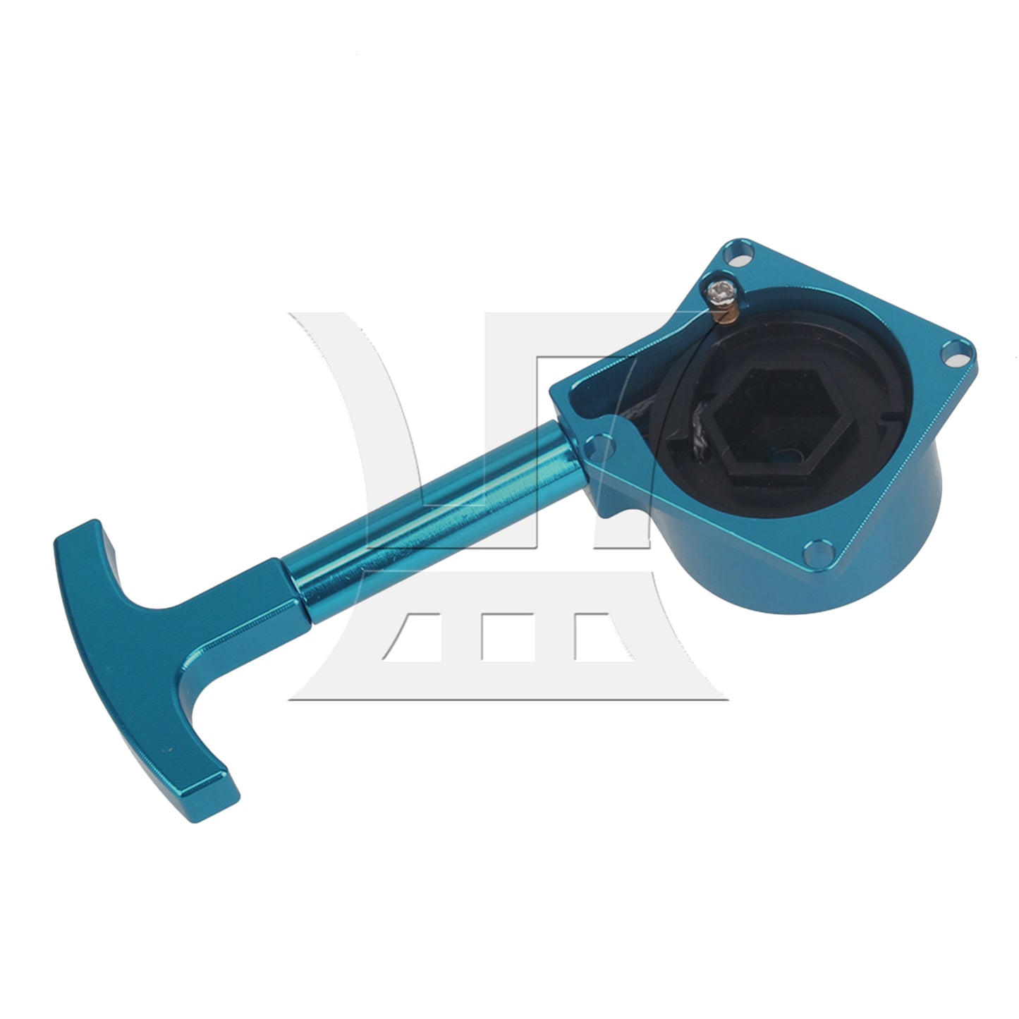 BQLZR R020 Alloy Pull Starter Upgrade Parts for RC Car Vertex 18 Engine Blue