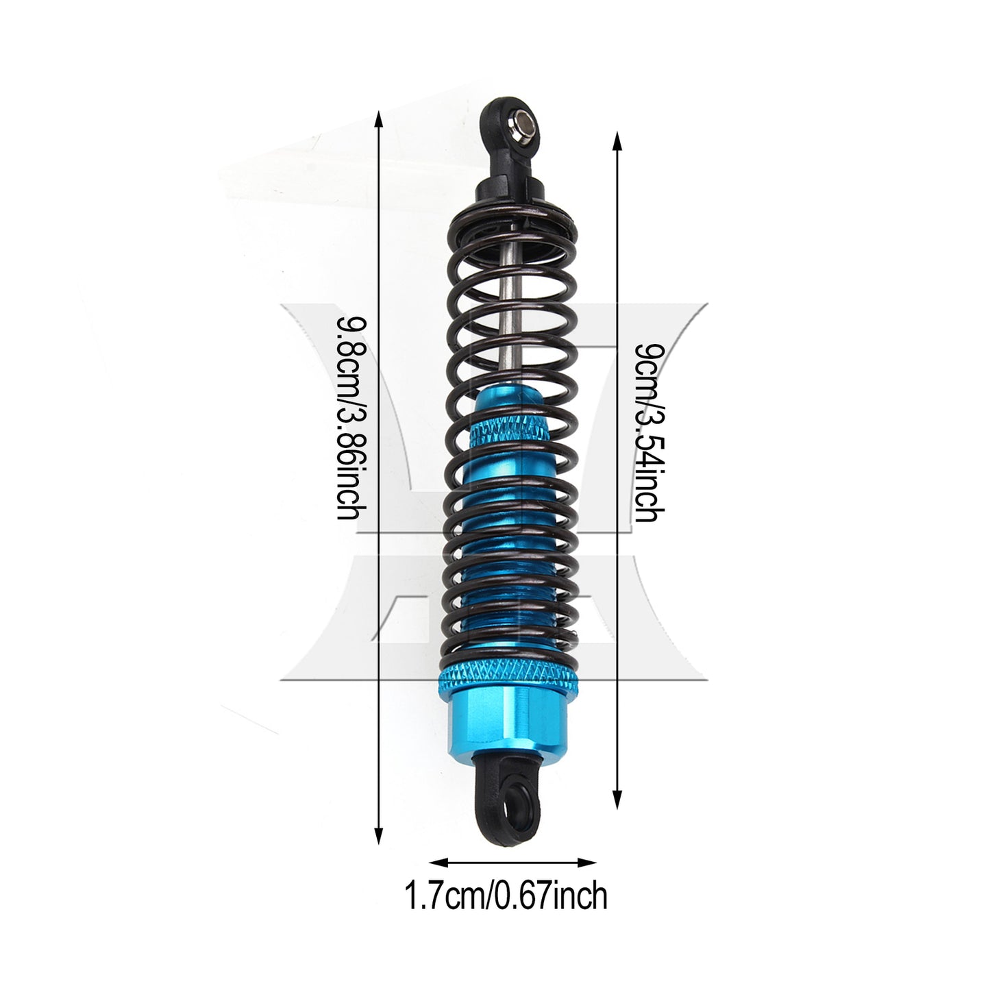 BQLZR  100mm Alloy Shock Absorbers 106004B Upgrade Replacement For RC1:10