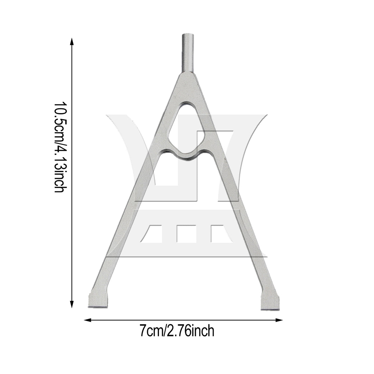 BQLZR Silver SCX0006S AlloyT ree-Shaped Replacement for RC1:10 AXIAL SCX10