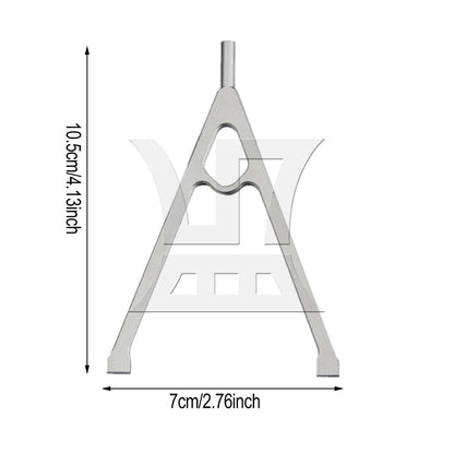 BQLZR Silver SCX0006S AlloyT ree-Shaped Replacement for RC1:10 AXIAL SCX10