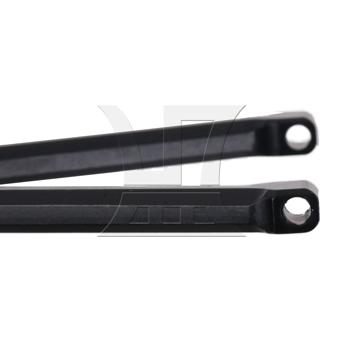BQLZR Front Chassis Links Tree RC 1:10 SCX0006BL Replacement for AXIAL SCX10 Black