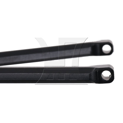 BQLZR Front Chassis Links Tree RC 1:10 SCX0006BL Replacement for AXIAL SCX10 Black