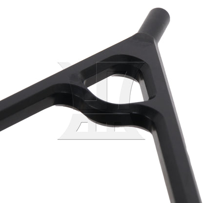 BQLZR Front Chassis Links Tree RC 1:10 SCX0006BL Replacement for AXIAL SCX10 Black
