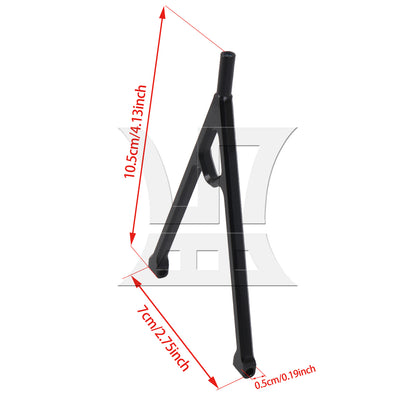 BQLZR Front Chassis Links Tree RC 1:10 SCX0006BL Replacement for AXIAL SCX10 Black