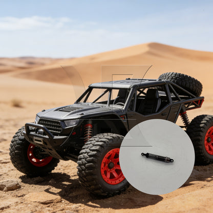 BQLZR 2pcs Titanium color Car Shock Absorbers 286004 For RC 1:16 Truck