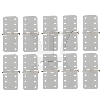 BQLZR Beige DIY Remote Control RC Airplane pinned Hinges 2.5x1.1cm Spare Parts