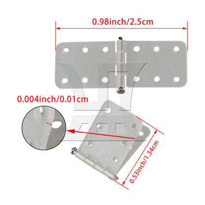 BQLZR Beige DIY Remote Control RC Airplane pinned Hinges 2.5x1.1cm Spare Parts