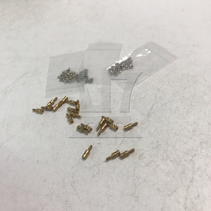 BQLZR 20x Model Airplane Servo Horn Linkage Connector for Steel Wire Golden N10248