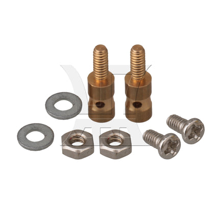 BQLZR 20x Model Airplane Servo Horn Linkage Connector for Steel Wire Golden N10248