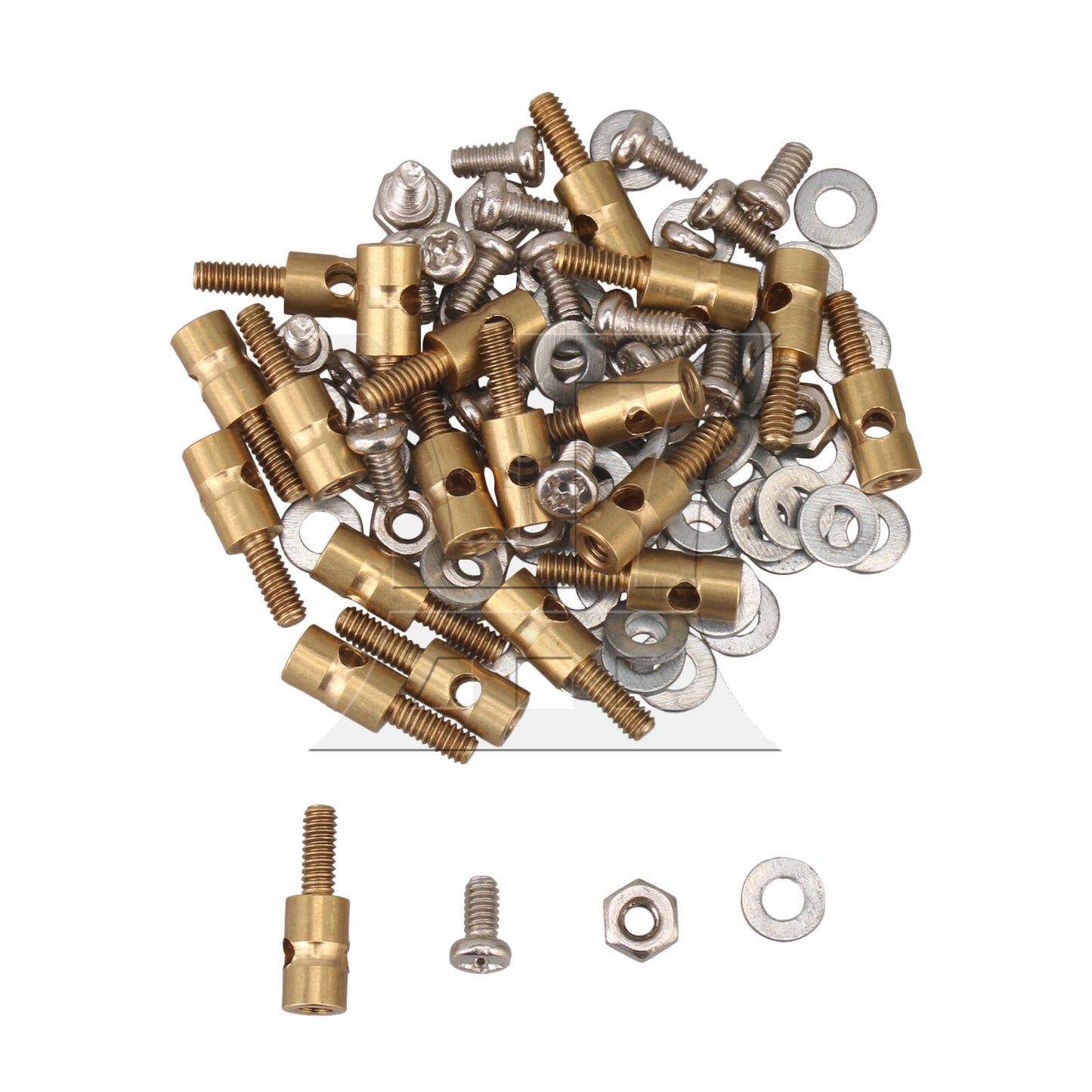 BQLZR  1.5mm Pushrod Linkage Stopper Metal for RC Model RC Helicopter