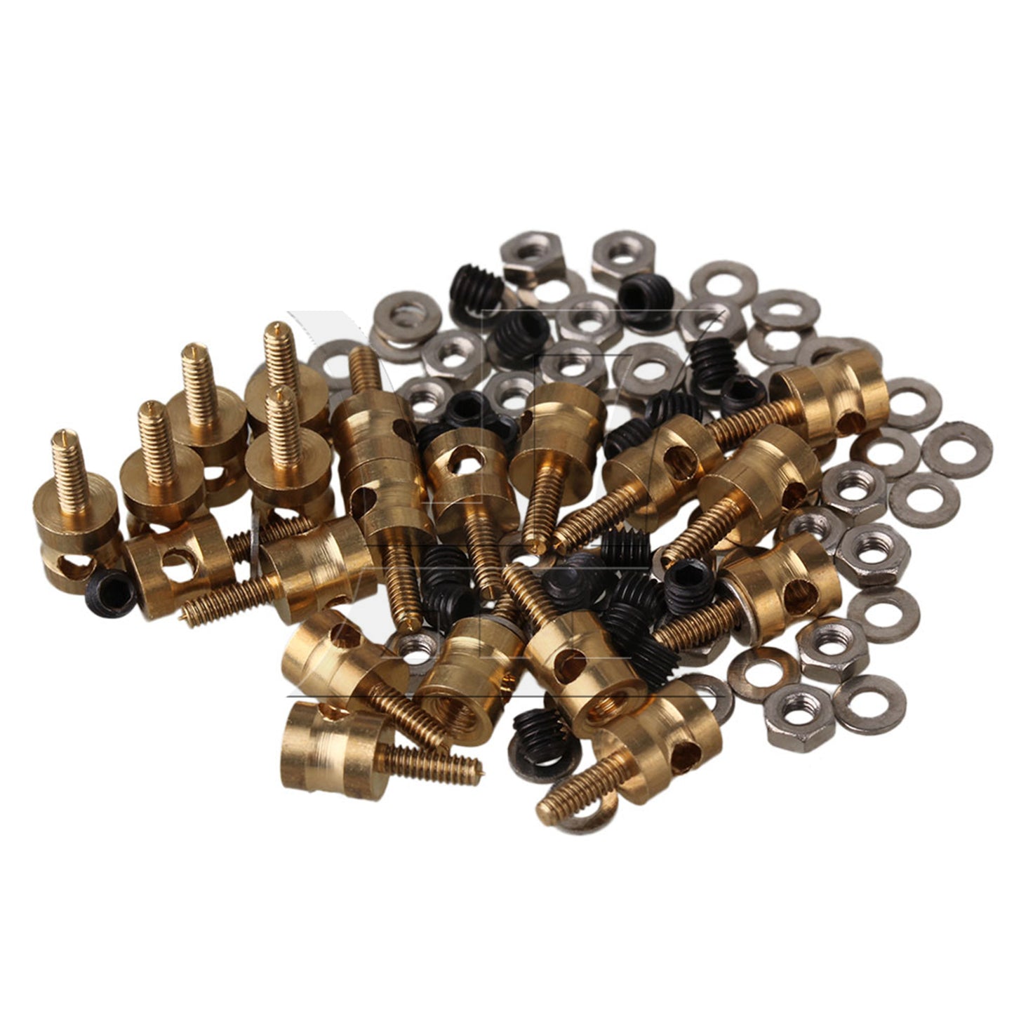BQLZR 20pcs 2mm Metal RC Model Linkage Stopper Servo Screws Nuts for RC Airplane